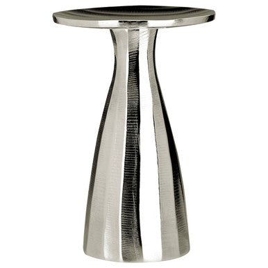 Orsina Kensington Townhouse Silver Candle Holder – Small Nickel Finish