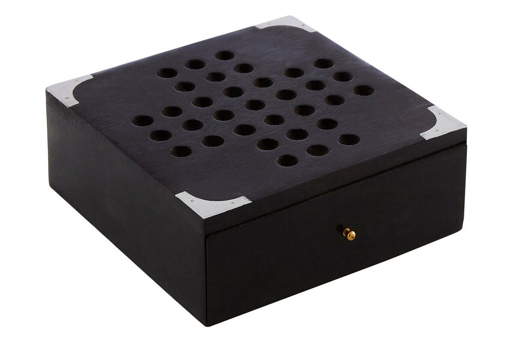 Orsina Sheesham Wood Solitaire Game Box with Aluminium Marbles