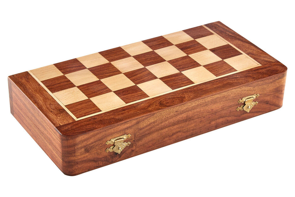 Orsina Magnetic Wood Chess Set – Acacia and Cedar Travel Game Board