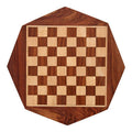 Orsina Octagonal Magnetic Chess Set – Acacia and Cedar Wood Game