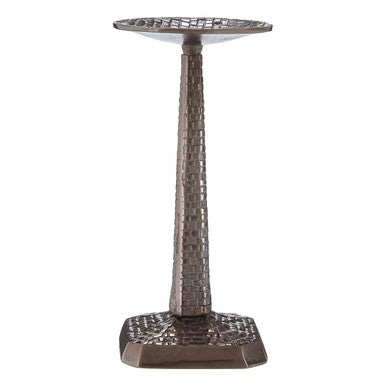 Orsina Arya Small Grey Candle Holder – Architectural Pillar Stand