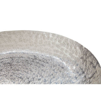 Orsina Kensington Townhouse Safia Hammered Silver Decorative Plate