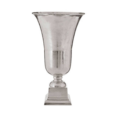 Orsina Kensington Townhouse Large Silver Fluted Aluminium Vase