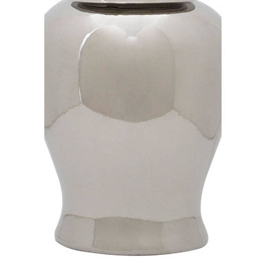 Orsina Kensington Townhouse Large Silver Ceramic Jar with Domed Lid