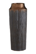 Orsina Mica Large Ceramic Vase – Metallic Textured Artisanal Decor