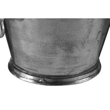 Orsina Antique Silver 4-Bottle Wine Cooler – Rustic Beverage Chiller