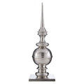 Orsina Kensington Townhouse Small Rough Nickel Obelisk Sculpture