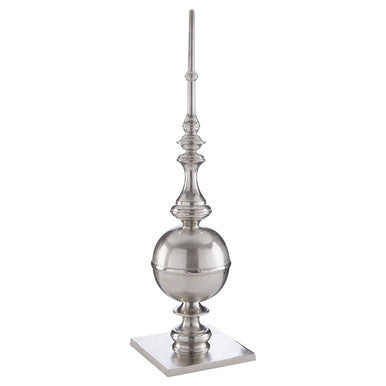 Orsina Kensington Townhouse Large Rough Nickel Aluminium Obelisk