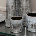 Orsina Embra Small Grey Ceramic Planter – Modern Succulent Pot