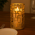 Orsina Delphi Small Gold Candle Holder – Handcrafted Aluminium Decor