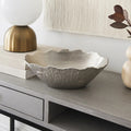 Orsina Albero Large Silver Bowl – Handcrafted Sculptural Aluminium