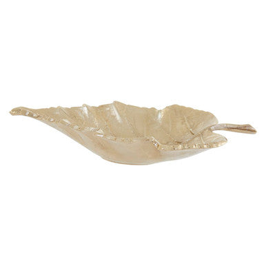 Orsina Gold Maple Leaf Dish – Decorative Aluminium Jewelry Catchall