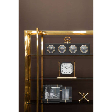 Orsina Prato Gold Jack Sculpture – Modern Aluminium Tabletop Decor