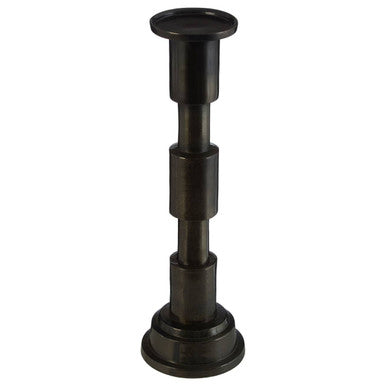 Orsina Zac Medium Pillar Candle Holder – Matte Black Minimalist Decor