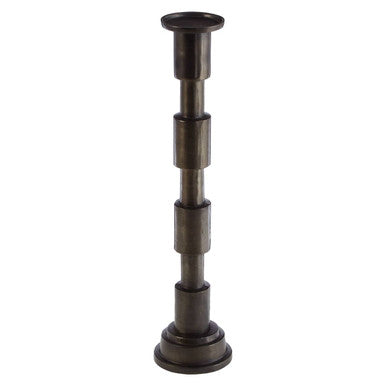 Orsina Zac Large Pillar Candle Holder – Matte Black Metal Stand