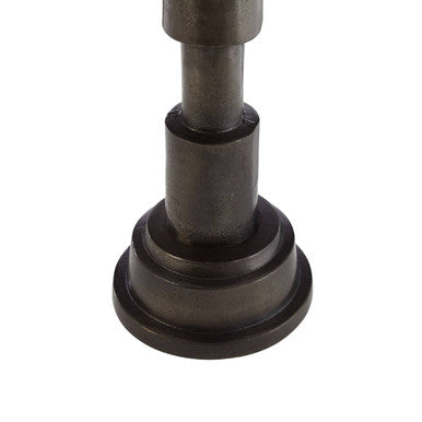 Orsina Zac Large Pillar Candle Holder – Matte Black Metal Stand