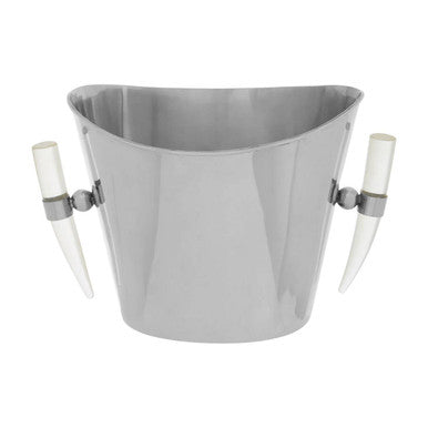 Orsina Mixology Herne Silver Wine Cooler with Acrylic Horn Handles