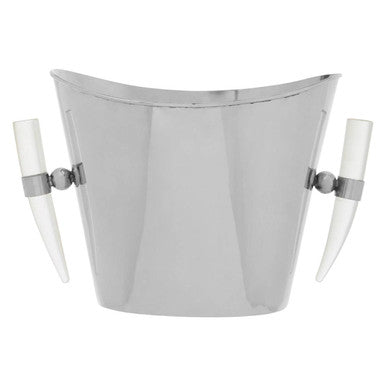 Orsina Mixology Herne Silver Wine Cooler with Acrylic Horn Handles