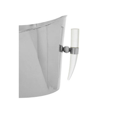 Orsina Mixology Herne Silver Wine Cooler with Acrylic Horn Handles