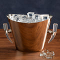 Orsina Mixology Herne Silver Wine Cooler with Acrylic Horn Handles