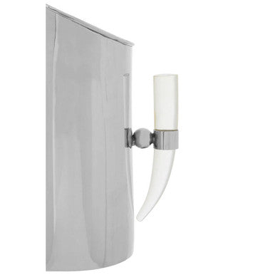 Orsina Herne Silver Steel Pitcher with Acrylic Horn Handle