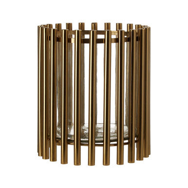 Orsina Martina Small Candle Holder – Modern Metal Cage Tealight Stand