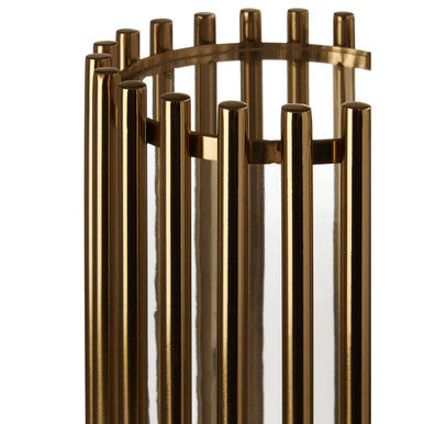 Orsina Martina Small Candle Holder – Modern Metal Cage Tealight Stand