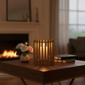 Orsina Martina Small Candle Holder – Modern Metal Cage Tealight Stand
