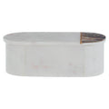 Orsina Marella Trinket Box – White Marble Jewelry & Keepsake Storage