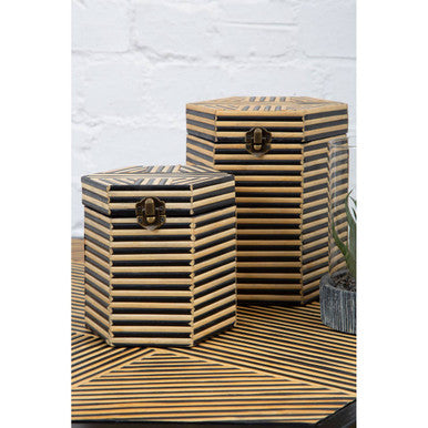 Orsina Babita Large Trinket Box – Modern Wood Jewelry & Key Storage