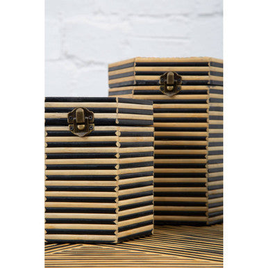 Orsina Babita Large Trinket Box – Modern Wood Jewelry & Key Storage