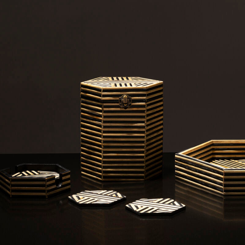 Orsina Babita Large Trinket Box – Modern Wood Jewelry & Key Storage