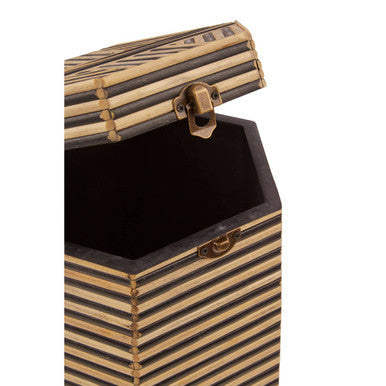 Orsina Babita Large Trinket Box – Modern Wood Jewelry & Key Storage