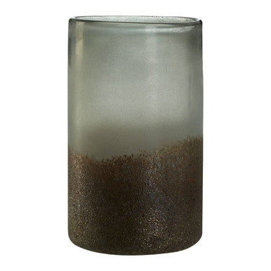 Orsina Chiara Medium Grey Sand Effect Vase – Modern Coastal Decor