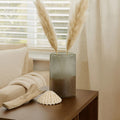 Orsina Chiara Medium Grey Sand Effect Vase – Modern Coastal Decor