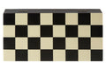 Orsina Foldable Chess Set – Black and White Resin Strategy Game
