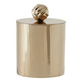 Orsina Gold Trinket Box – Vertical Textured Metallic Jewelry Case