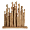 Orsina Fidra Unity Mango Wood Sculpture – Hand-Carved Family Figurine
