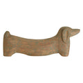 Orsina Fidra Sausage Dog Sculpture – Mango Wood Animal Figurine