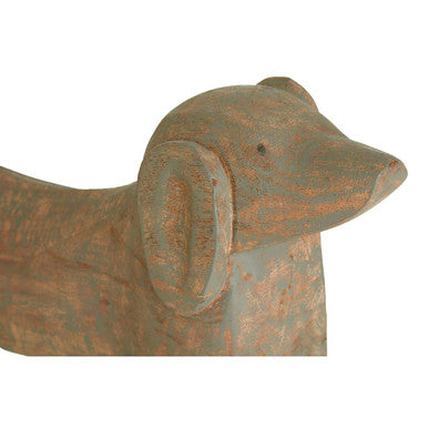 Orsina Fidra Sausage Dog Sculpture – Mango Wood Animal Figurine