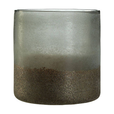 Orsina Chiara Small Grey Sand Effect Vase – Textured Coastal Decor