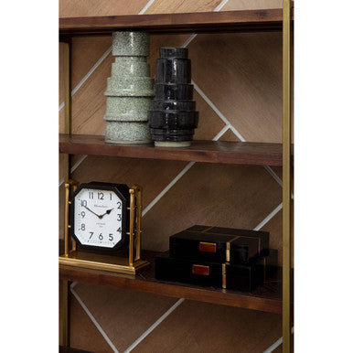 Orsina Kaga Black Earthenware Vase – Sculptural Textured Modern Decor