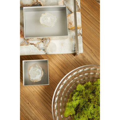 Orsina Savita Clear Ridged Glass Decorative Bowl – Vintage Style