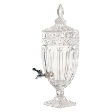 Orsina Savita Large Glass Drinks Dispenser with Tap and Airtight Lid