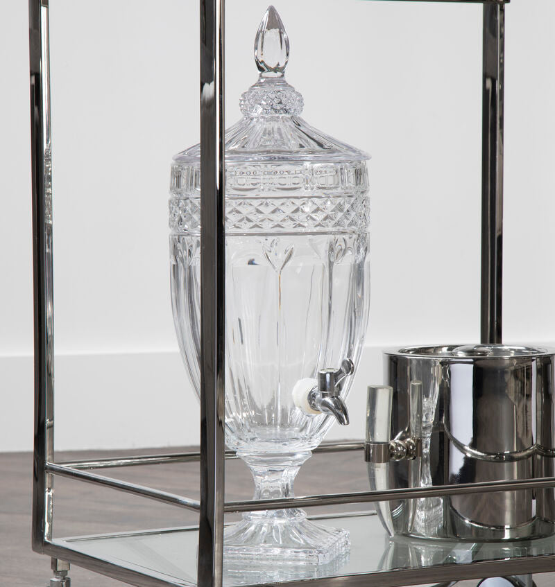 Orsina Savita Large Glass Drinks Dispenser with Tap and Airtight Lid