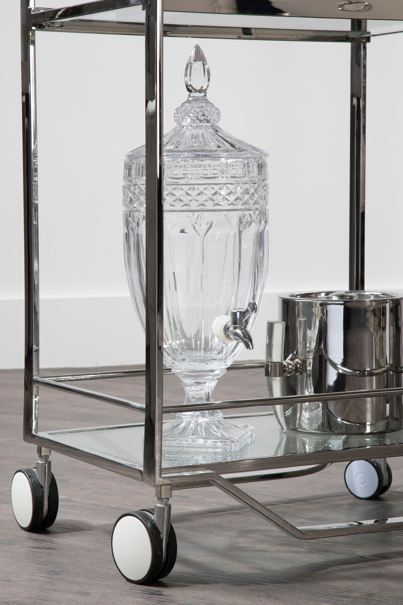 Orsina Savita Large Glass Drinks Dispenser with Tap and Airtight Lid