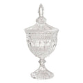 Orsina Savita Small Decorative Glass Jar with Dome Lid – Clear