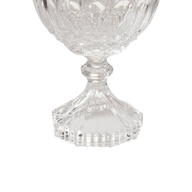Orsina Savita Small Decorative Glass Jar with Dome Lid – Clear