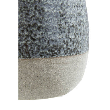 Orsina Caldera Large Speckled Stoneware Planter – Grey and Natural
