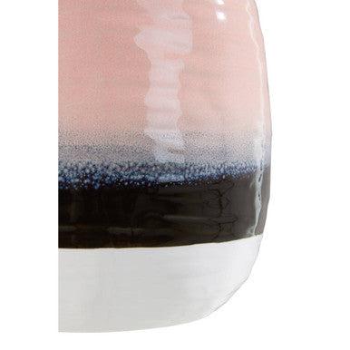 Orsina Caldera Large Ribbed Planter – Pink & Purple Dip Dye Pot